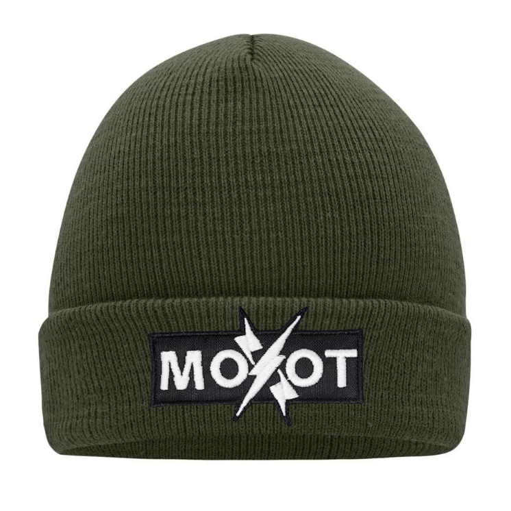 Beanie Verde Oliva Storm: Cappello Invernale Elegante e Confortevole