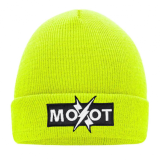 "Beanie Giallo Fluo Storm: Cappello in Maglia Super Fashion e Confortevole"